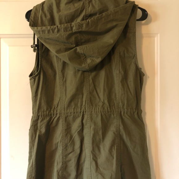 NWT 2 Sable Vest in Olive Green, Size Small - Picture 2 of 5